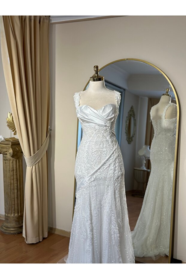 Dantelli-Drape Detay Balık - 1