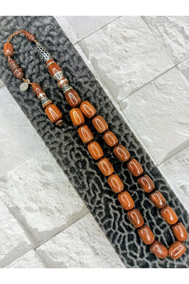 Gümüş Nakkaşlı Usta İşi Yılan Ağacı Tesbih & Ercan Şener - 1