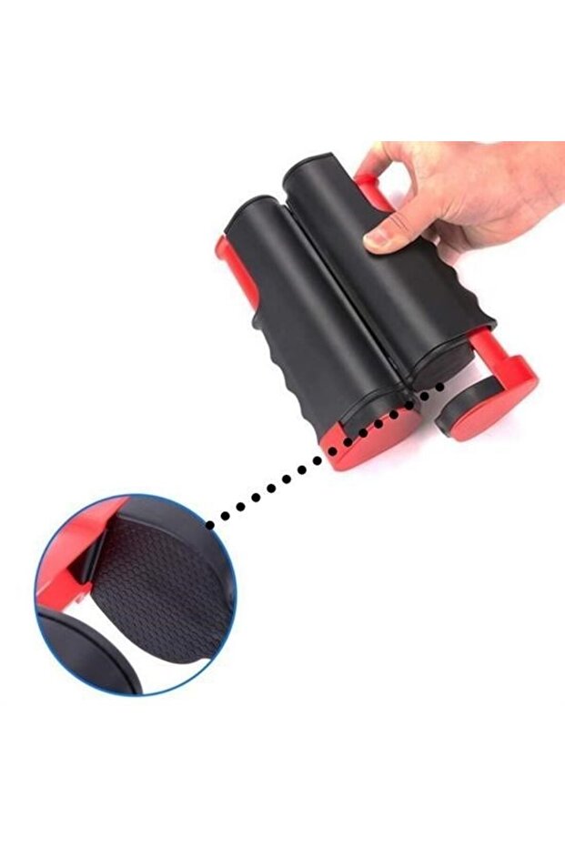 BUFFER® Telescopic Portable Non-Slip Ping Pong Table Tennis Net Apparatus - 4