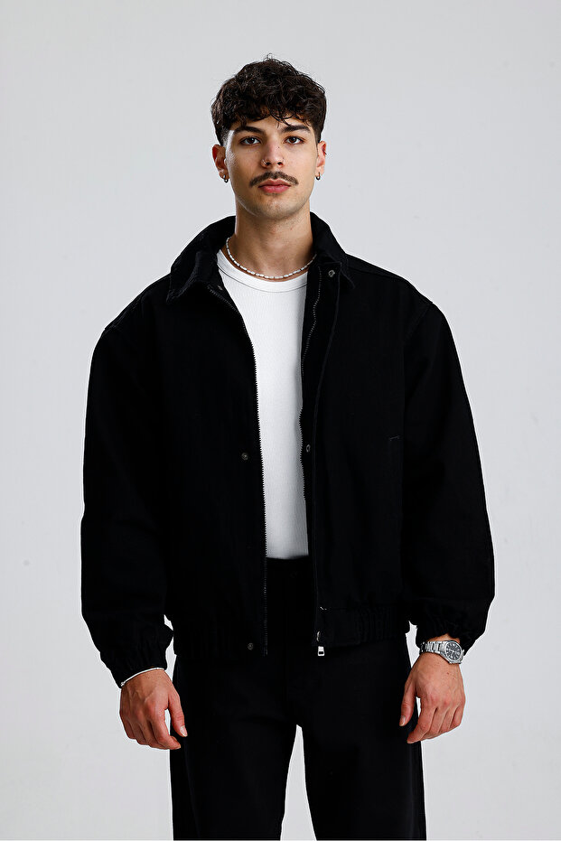 Basic Oversize Kot Ceket - 1