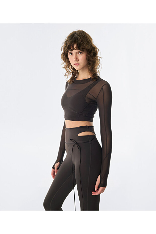 TRANSPARAN CROP TİŞÖRT - 5