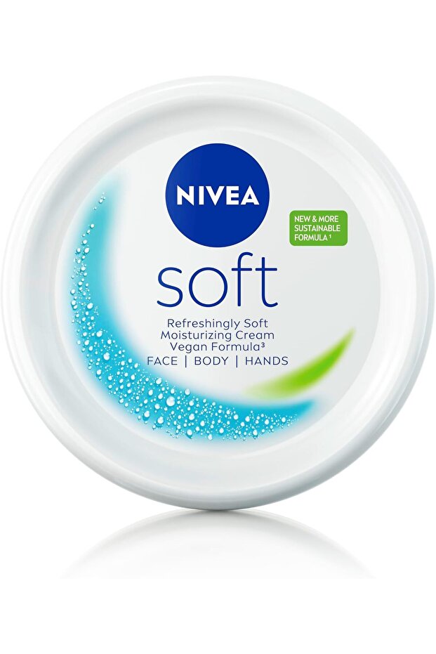 Moisturizing Cream - Refreshingly Soft for Face, Body & Hands, Fast Absorbing, 3x200ml - 5