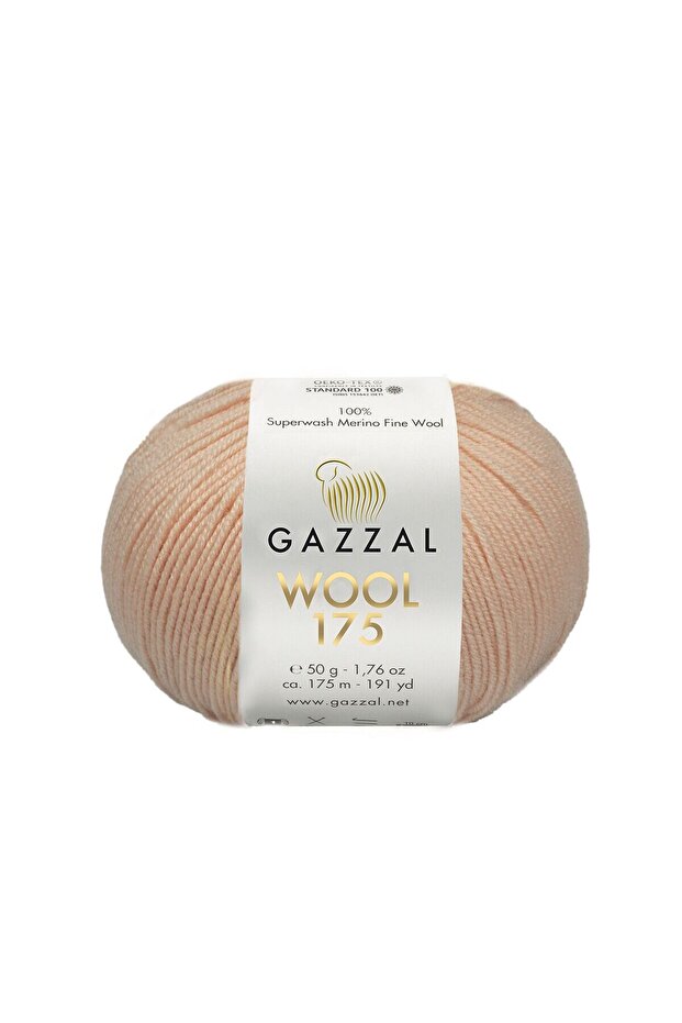 Wool 175 100% Superwash Merino Wool – Knitting Yarn, 50g / 175m-348-1 Piece