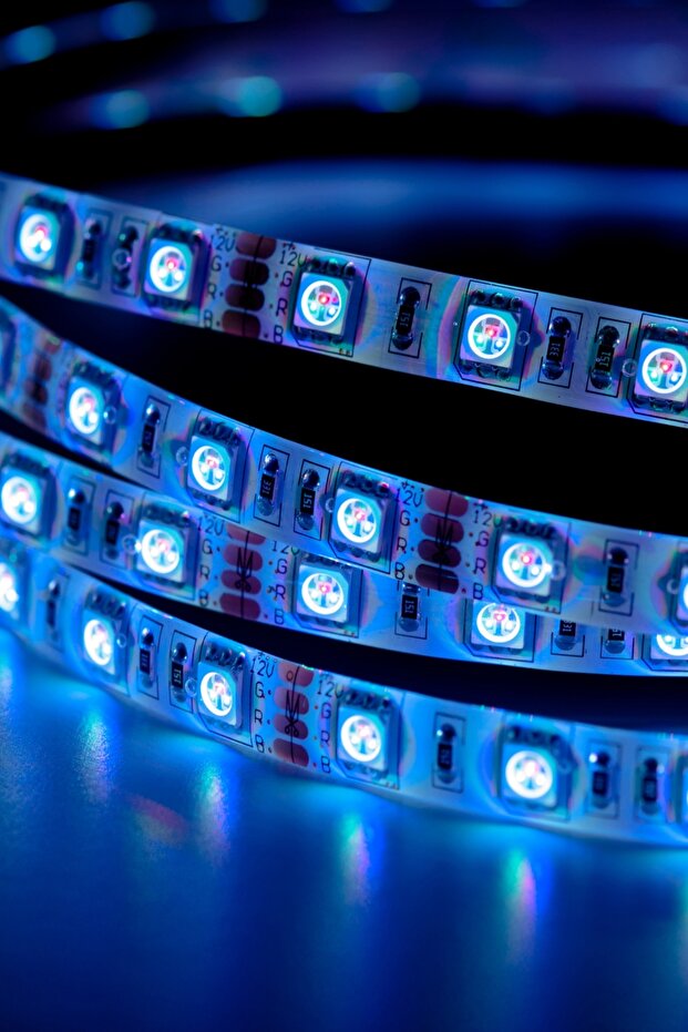 10m RGB LED Strip with Neon Color Weave and Bluetooth App, Strong Strip - 13