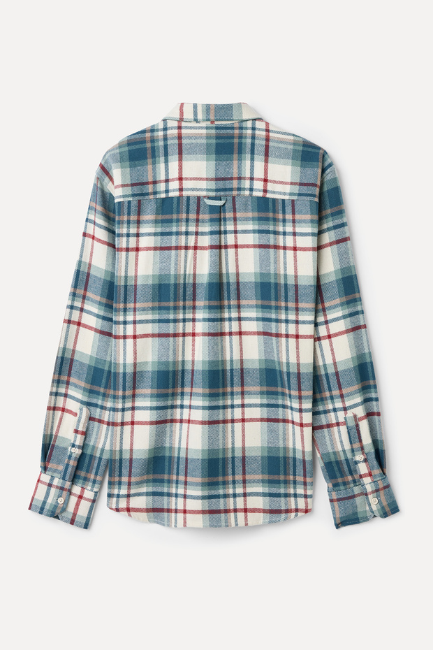 EKOSELİ REGULAR FIT ÇİFT CEPLİ CASUAL GÖMLEK - 2