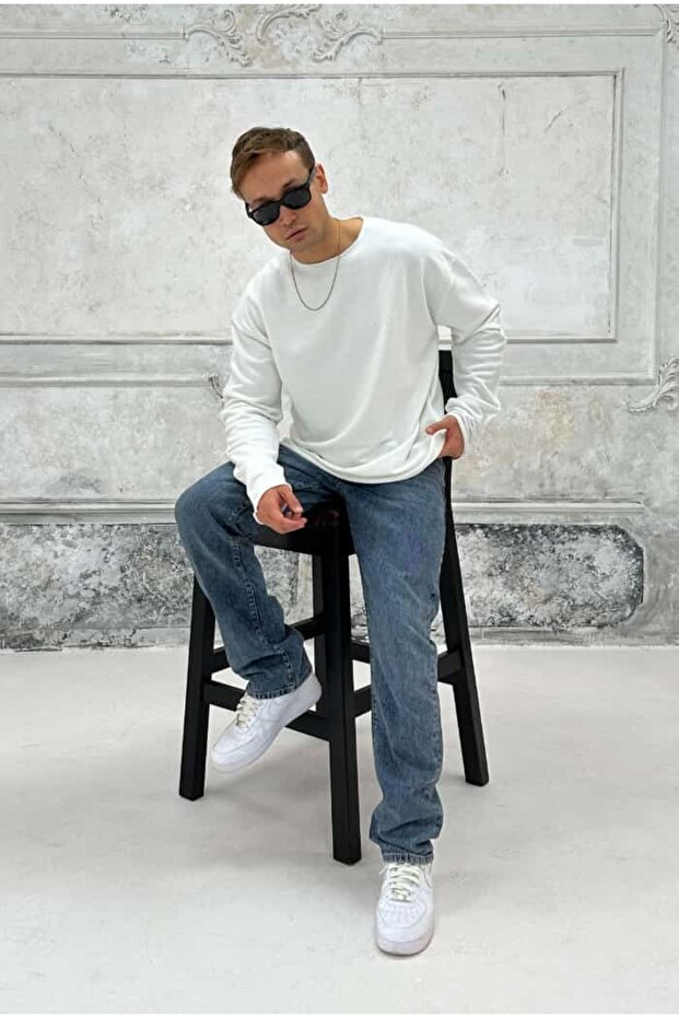 Pis Yaka Basic Oversize Sweatshirt - 6