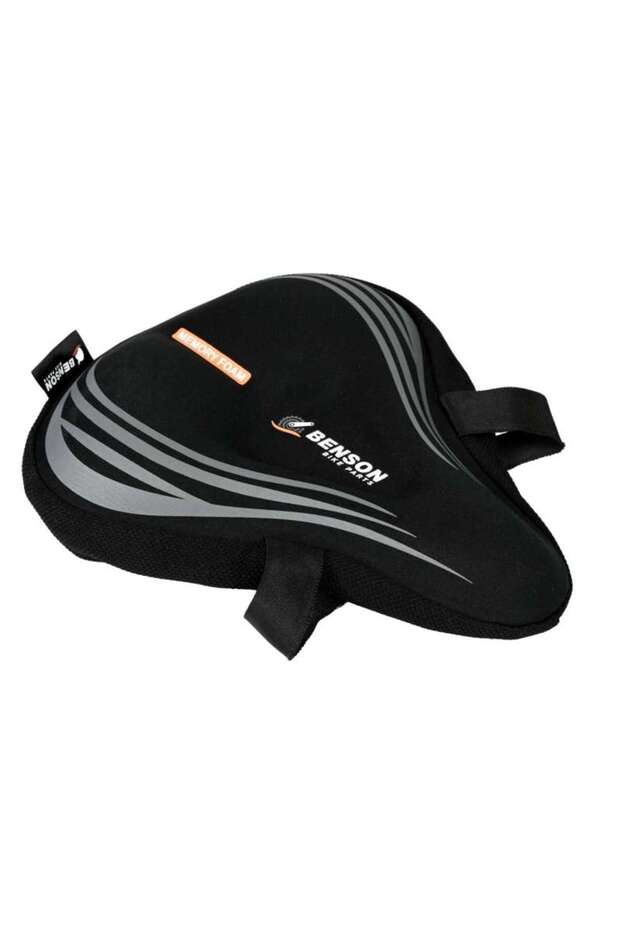 Reflective memory foam bicycle saddle cover