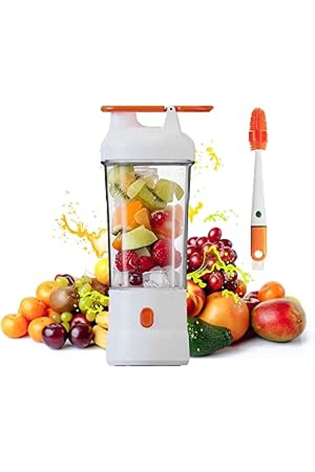 Portable Blender for Juicer and Shakes and Smoothies, 750ml USB-C Rechargeable - Mini Small Blender - 1