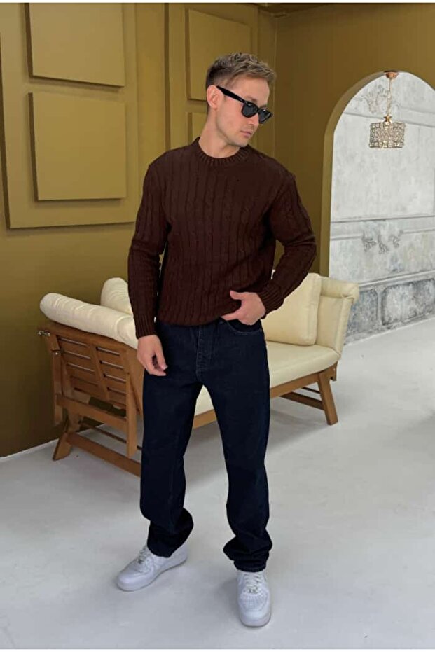 Saç Örgü Kazak - 2