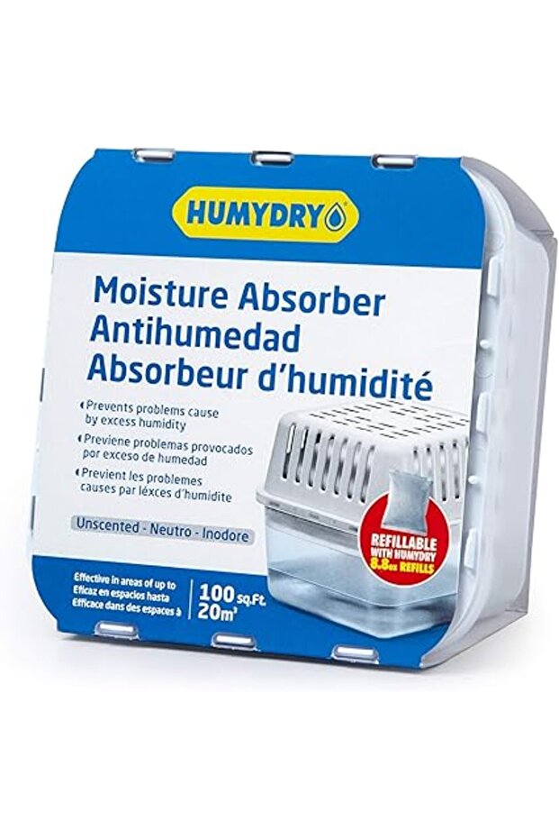 Humydry Moisture Absorber Compact 8.8oz Device Unscented