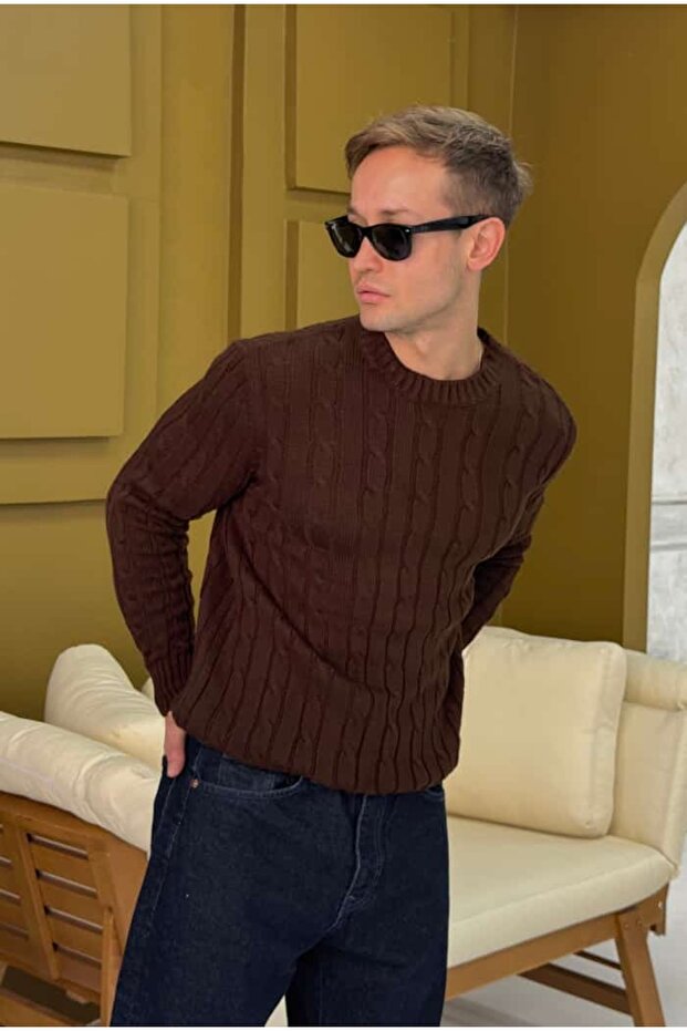 Saç Örgü Kazak - 5