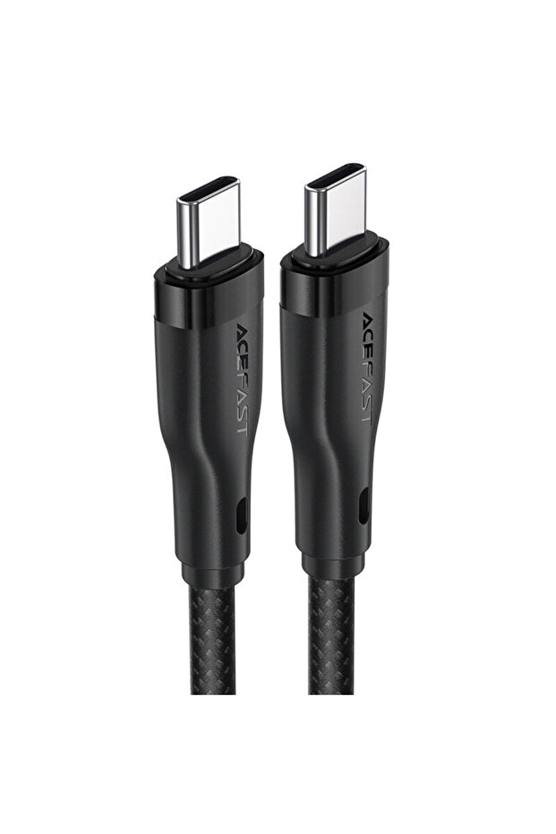 Type-C Data Cable, 60W, 3A Acefast, C8-03, Black, 1.2m - 1