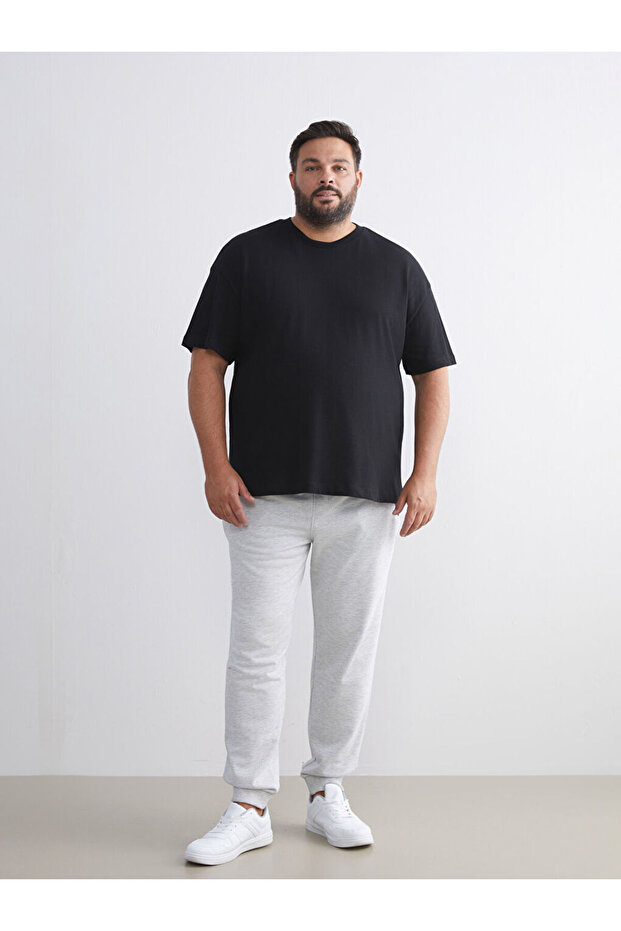 Esvab • Modern & Distinctive Large Size Regular Fit Men's Jogger Sweatpants