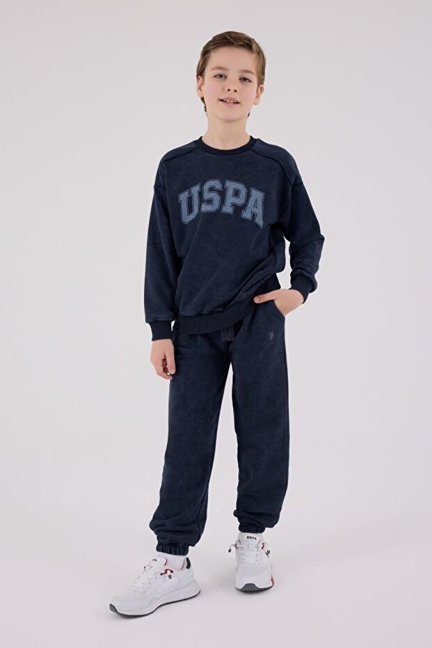 U.S. Polo Assn Us2229-G Boys' Tracksuit Set