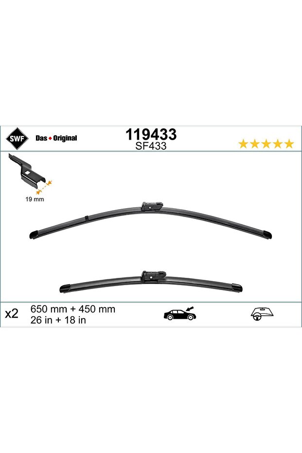Wiper Blade 119433 - 1