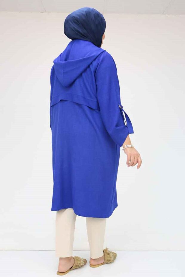25Y53006 - Saks - Large Size Cap with Button Detail on the Back - 3