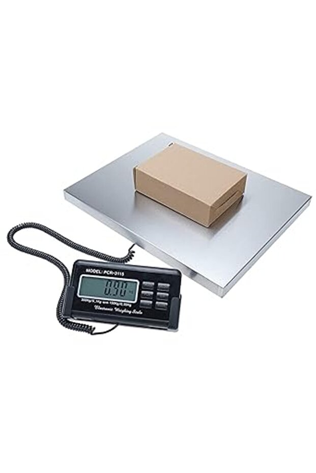GuangYing Shipping Scale 660lb with High Accuracy,300kg Capacity Platform Scale, Stainless Steel