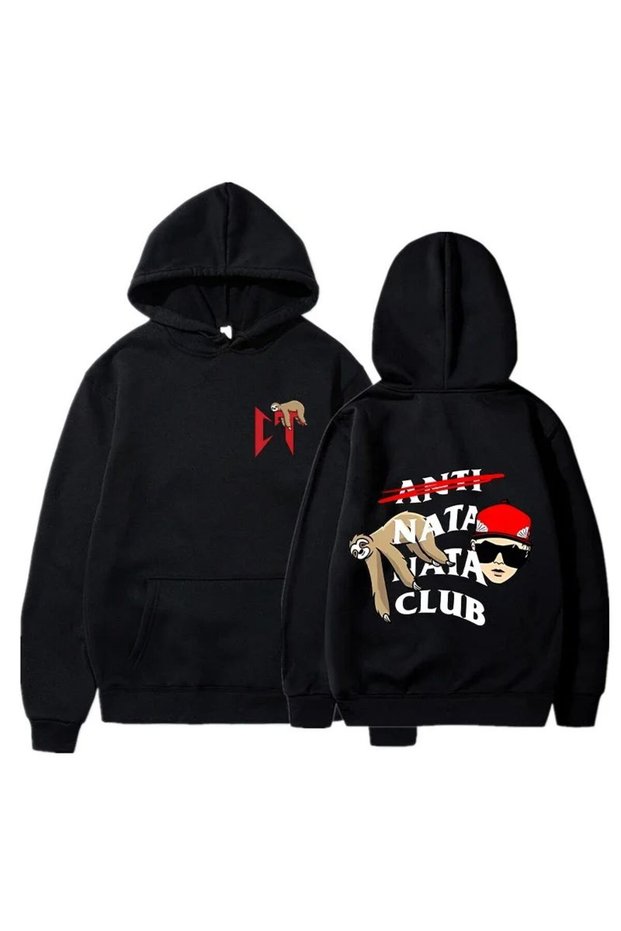 Natanael Cano Printed Oversize Cotton 3 Thread Sweatshirt