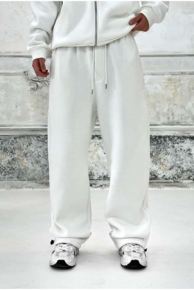 Kışlık-Basic Premium Ayarlanabilir Paça Baggy Eşofman - 2