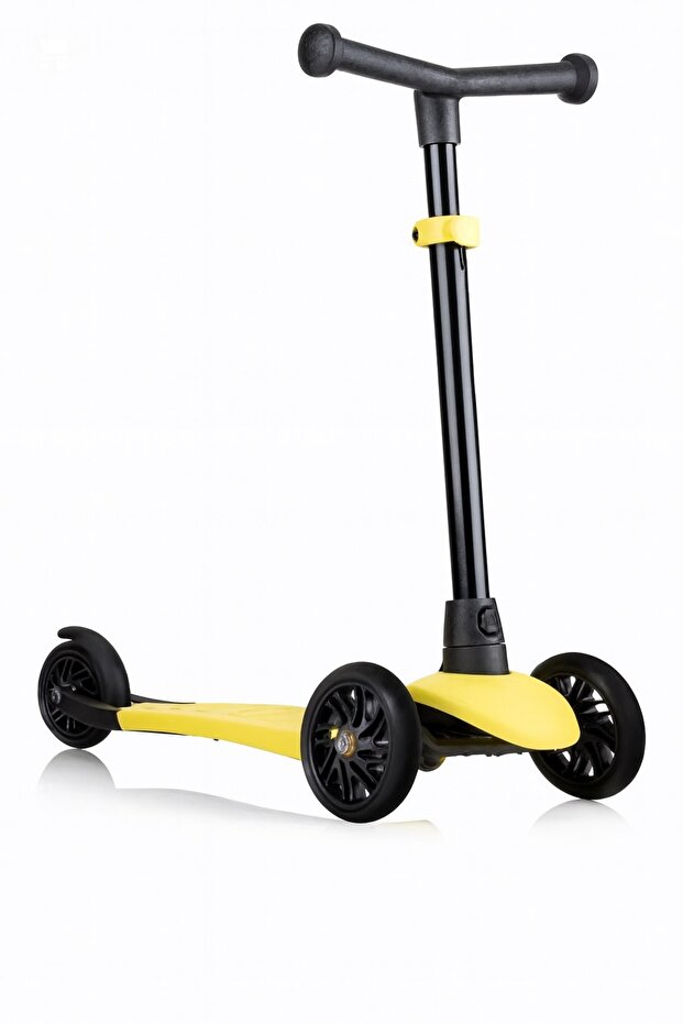 Scooter Turbo 3 Wheel Scooter with Adjustable Height, Yellow