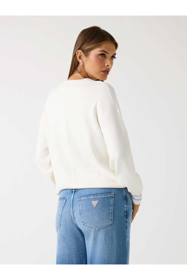 Sylvie Kadın Beyaz Triko W5BR42Z26I2-G012 - 3