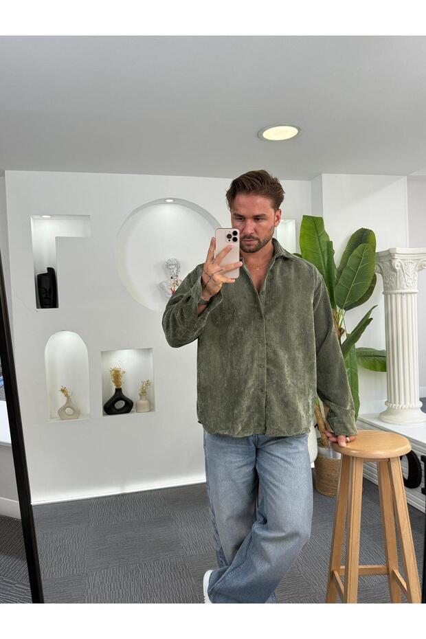 Giesto Kadife Gömlek - 5