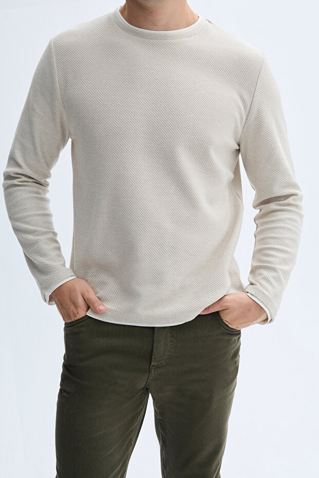 BİSİKLET YAKA SWEATSHIRT - 4