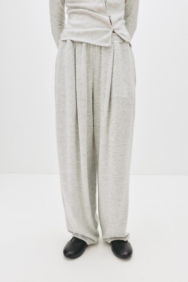 Yumuşak dokunuşlu barrel pantolon - 5