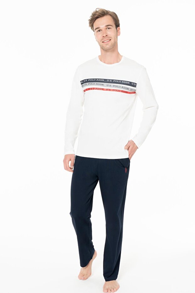 Men's Combed Cotton Woven Classic Home Wear Bottom and Top Set