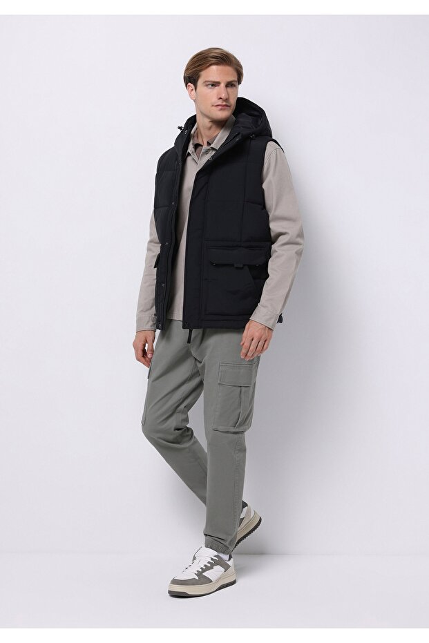 Regular Fit Erkek Lacivert Yelek - 3