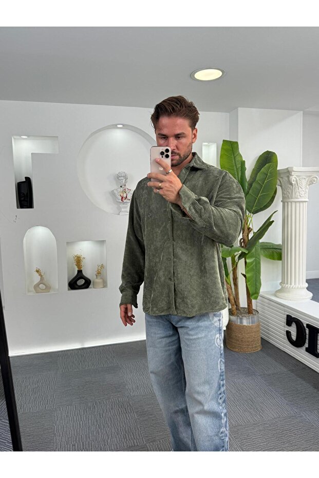 Giesto Kadife Gömlek - 6