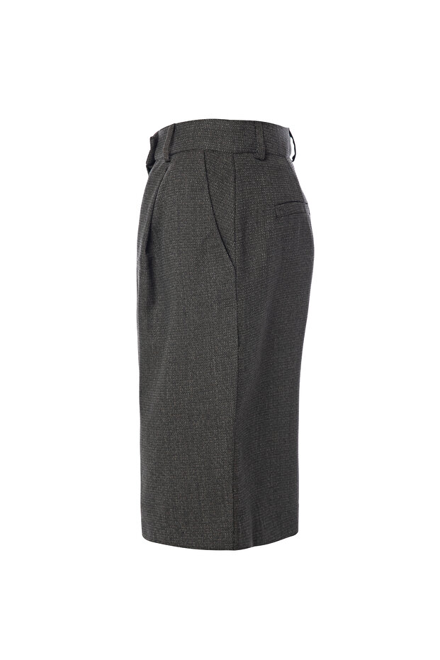 3x2 Pileli Bermuda Şort - 3