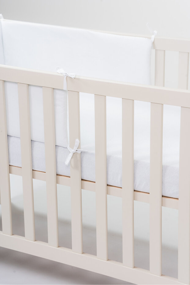 6-piece bedding set for cot, White - 3