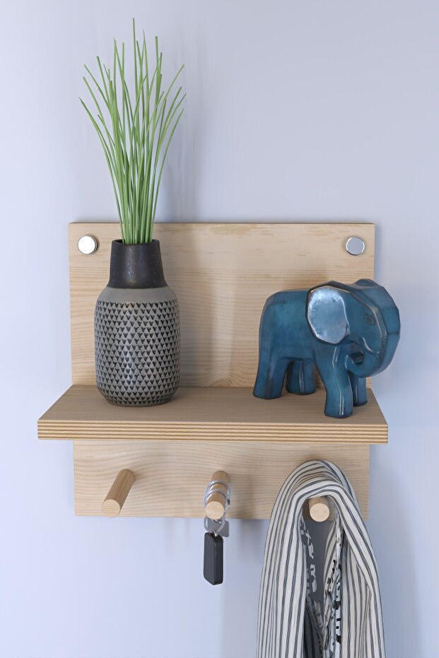 Stylish and Functional Wall Hanger - Shelf Set I Versatile Use - 1