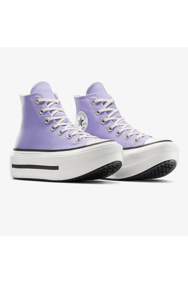 Chuck Taylor All Star Lift Double Stack Unisex Mor Sneaker - 2
