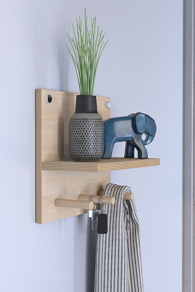 Stylish and Functional Wall Hanger - Shelf Set I Versatile Use - 2