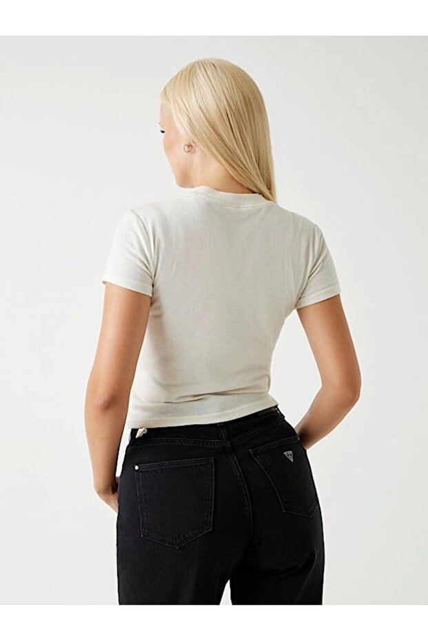 Licia Kadın Beyaz Top W5BP07KCGM2-G012 - 4