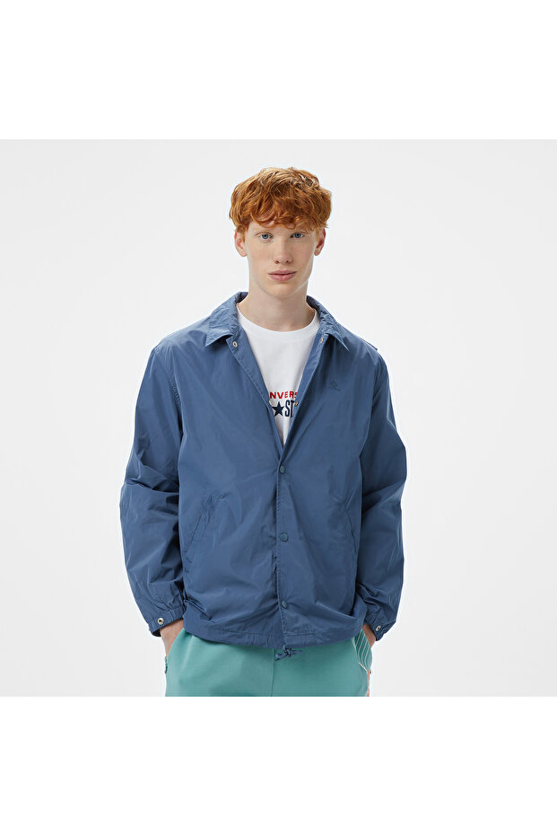 Unisex Mavi Yağmurluk - 1