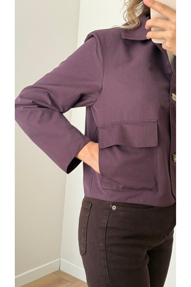 Gabardin Ceket - 4