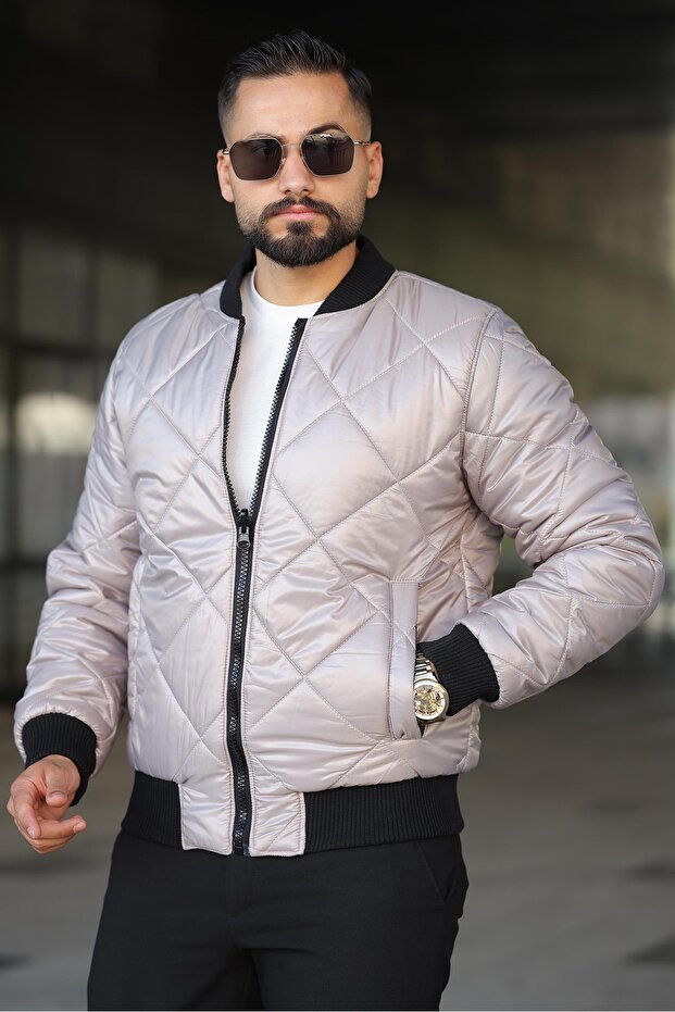 معطف رجالي قابل للنفخ من الجانبين - 4