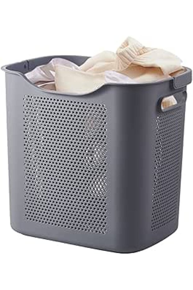 Homarket Laundry Basket bag Large Dirty Clothes Basket laundry hamper with handles 45L Toys Storage
