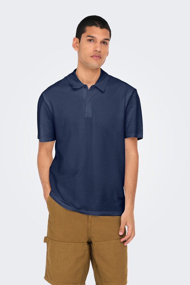 Onskian Cotton Regular Fit Buttoned Polo Neck t Shirt Men's Polo Neck t Shirt 22028694