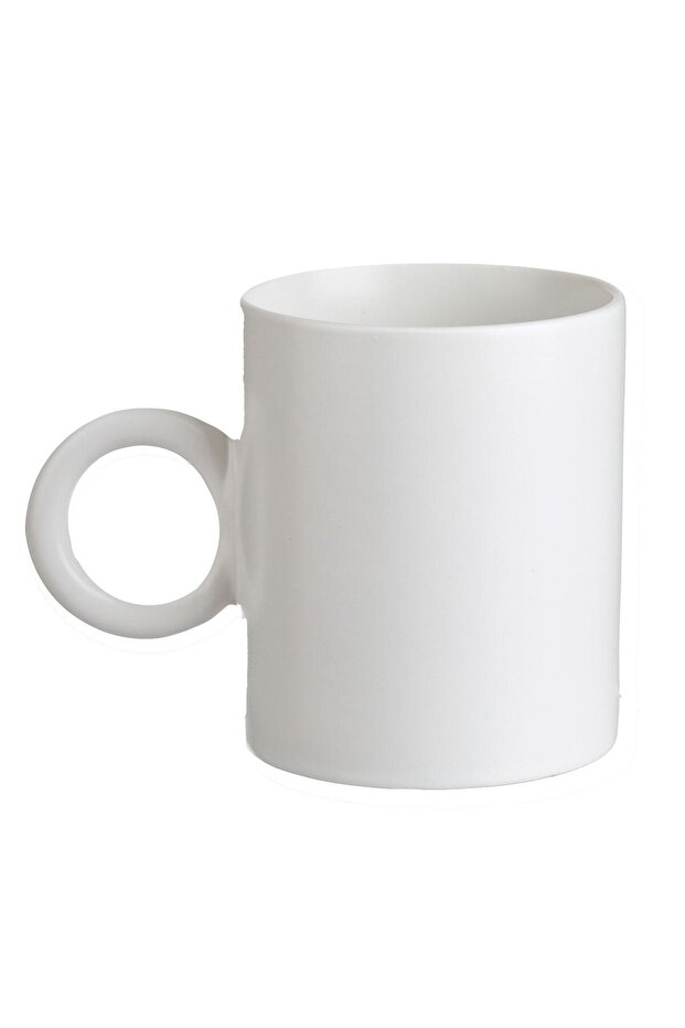 White Ceramic Mug with "Hello Fall" Pattern Color Changing 350ml - 3