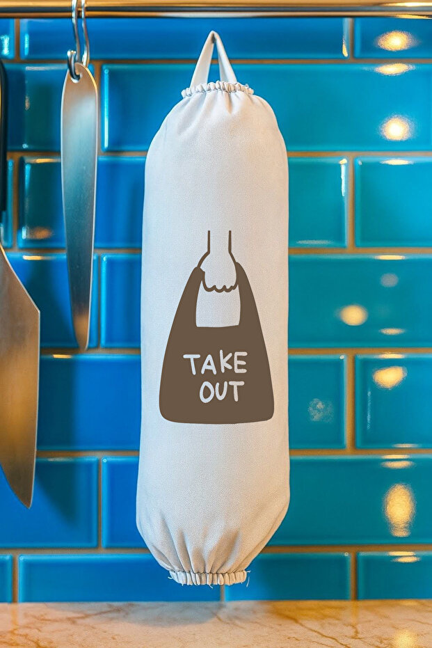 Poşetlik & Poşet Düzenleyici – Poşet Organizeri,bez poşetlik,Mutfak Poşet Düzenleyici 1 adet - 2