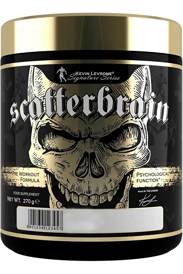 Kevin Levron Scatterbrain Preworkout Beta Alanine Citrulline Caffeine 60 Servis - 1