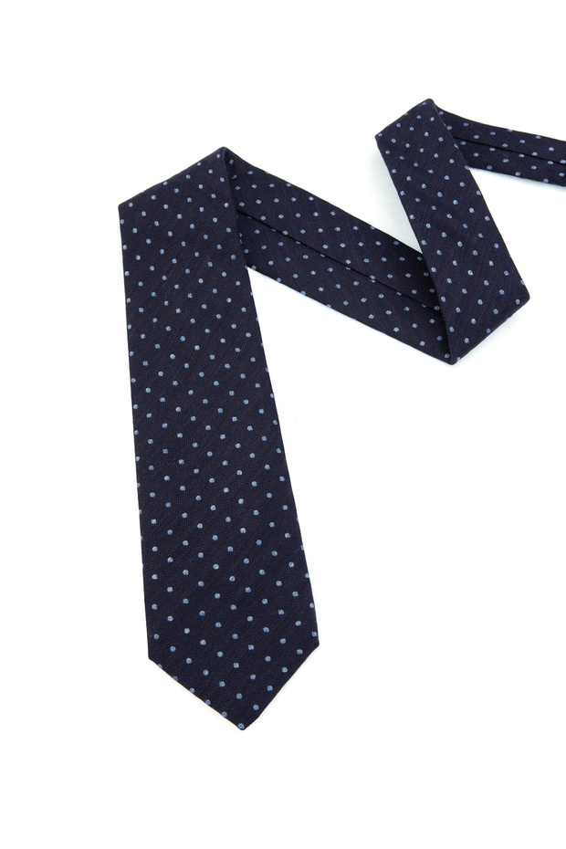 Navy Blue 100% Silk Tie 50317352-200