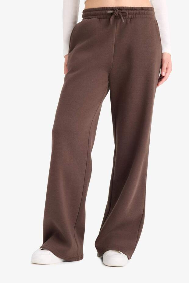 Straight Fit Beli Bağcıklı Cepli Düz Paça Eşofman Altı A0954AX25WN - 4