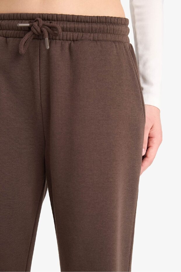 Straight Fit Beli Bağcıklı Cepli Düz Paça Eşofman Altı A0954AX25WN - 5