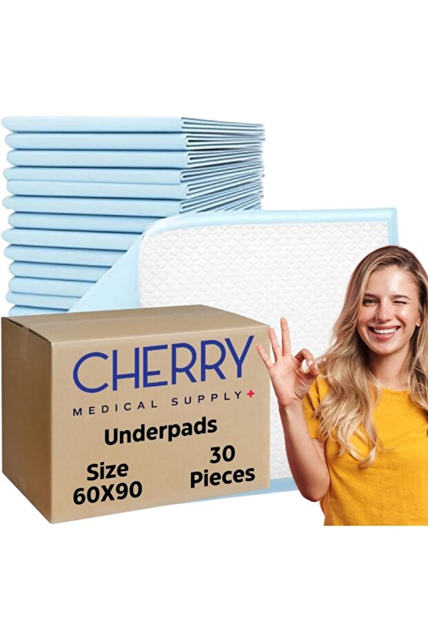 30-Pieces Packed in 3 Pouches 60 cm x 90 cm XL Disposable Underpads