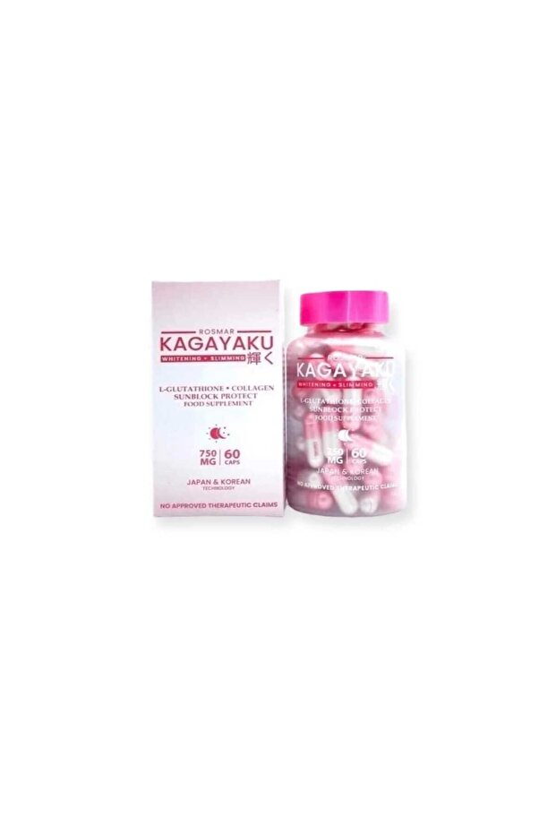 KAGAYAKU Glutathione & Collagen 750mg, 60 capsules